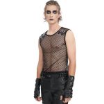 Black 'Aligern' Sleeveless T-Shirt