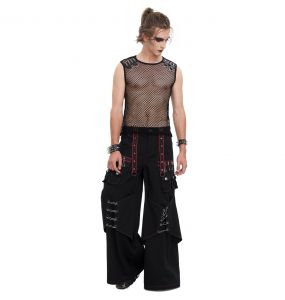 Black 'Aligern' Sleeveless T-Shirt