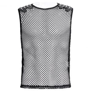 Black 'Aligern' Sleeveless T-Shirt