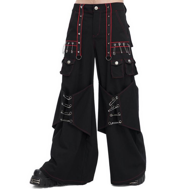 Black 'Aligern' Wide Legs Pants