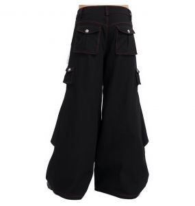 Black 'Aligern' Wide Legs Pants