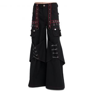 Black 'Aligern' Wide Legs Pants