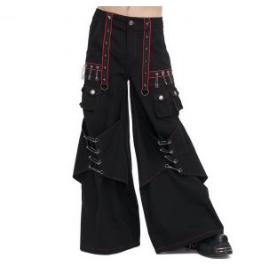 Black 'Aligern' Wide Legs Pants