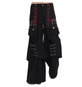 Black 'Aligern' Wide Legs Pants