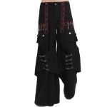 Black 'Aligern' Wide Legs Pants