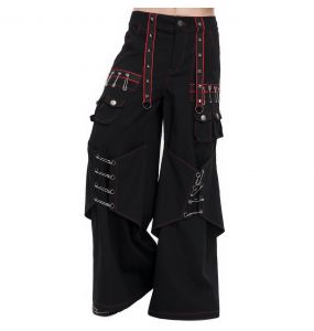 Black 'Aligern' Wide Legs Pants