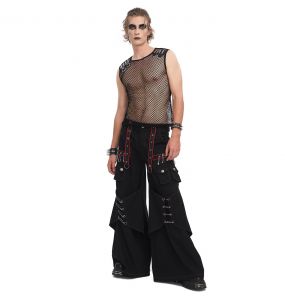 Black 'Aligern' Wide Legs Pants