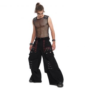 Black 'Aligern' Wide Legs Pants