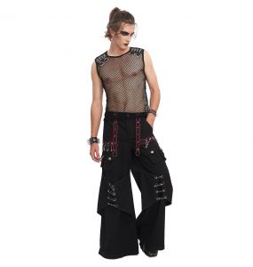 Black 'Aligern' Wide Legs Pants