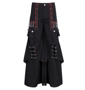 Black 'Aligern' Wide Legs Pants