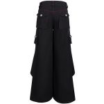 Black 'Aligern' Wide Legs Pants